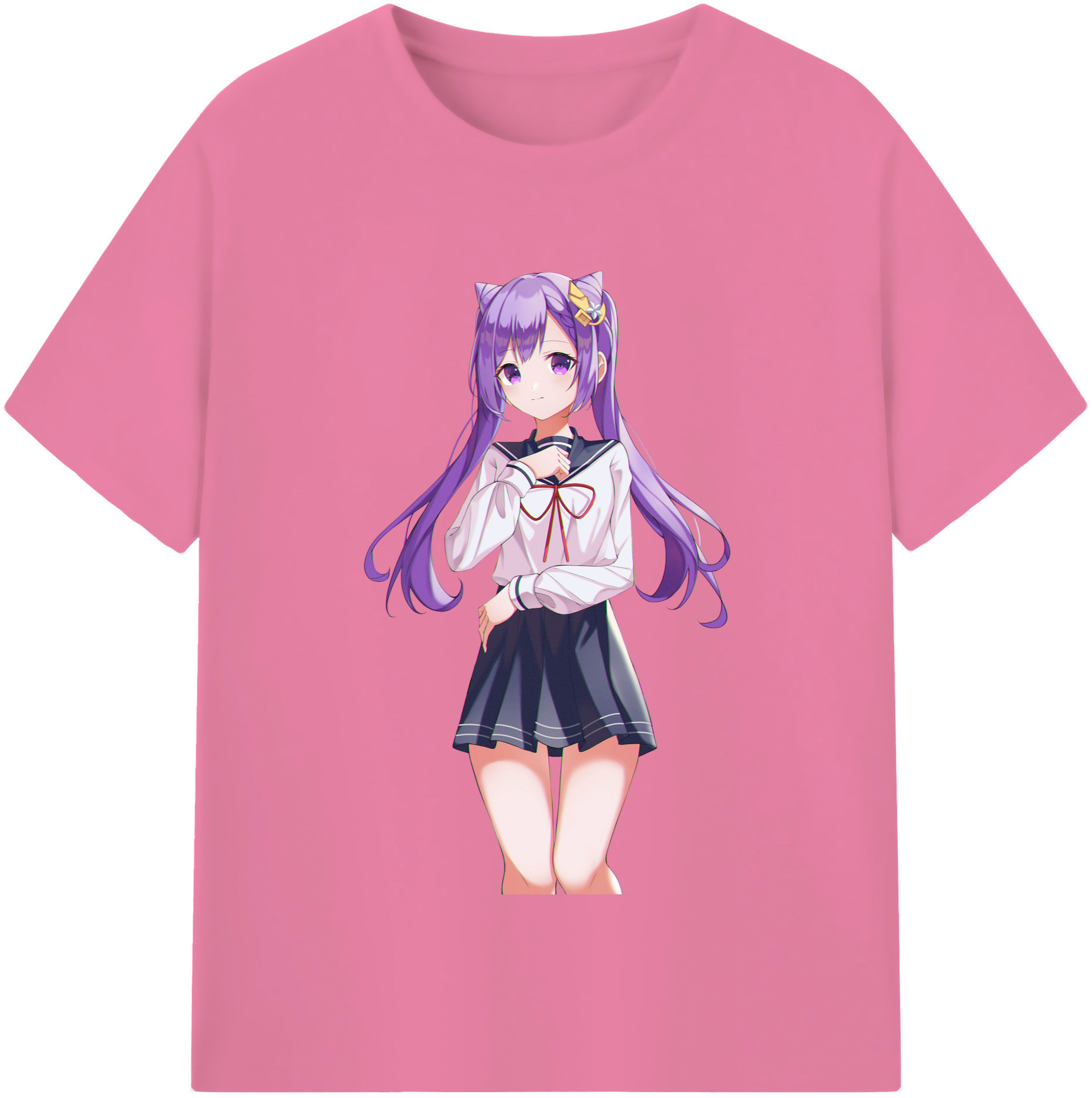 げんし神 刻晴 こくせい genshin Kokusei 綿100％半袖Tシャツ（フロントプリント）